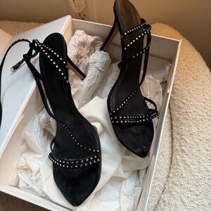 Isabel Marant Strassy Story Sandal Heels (Black) (size 38)